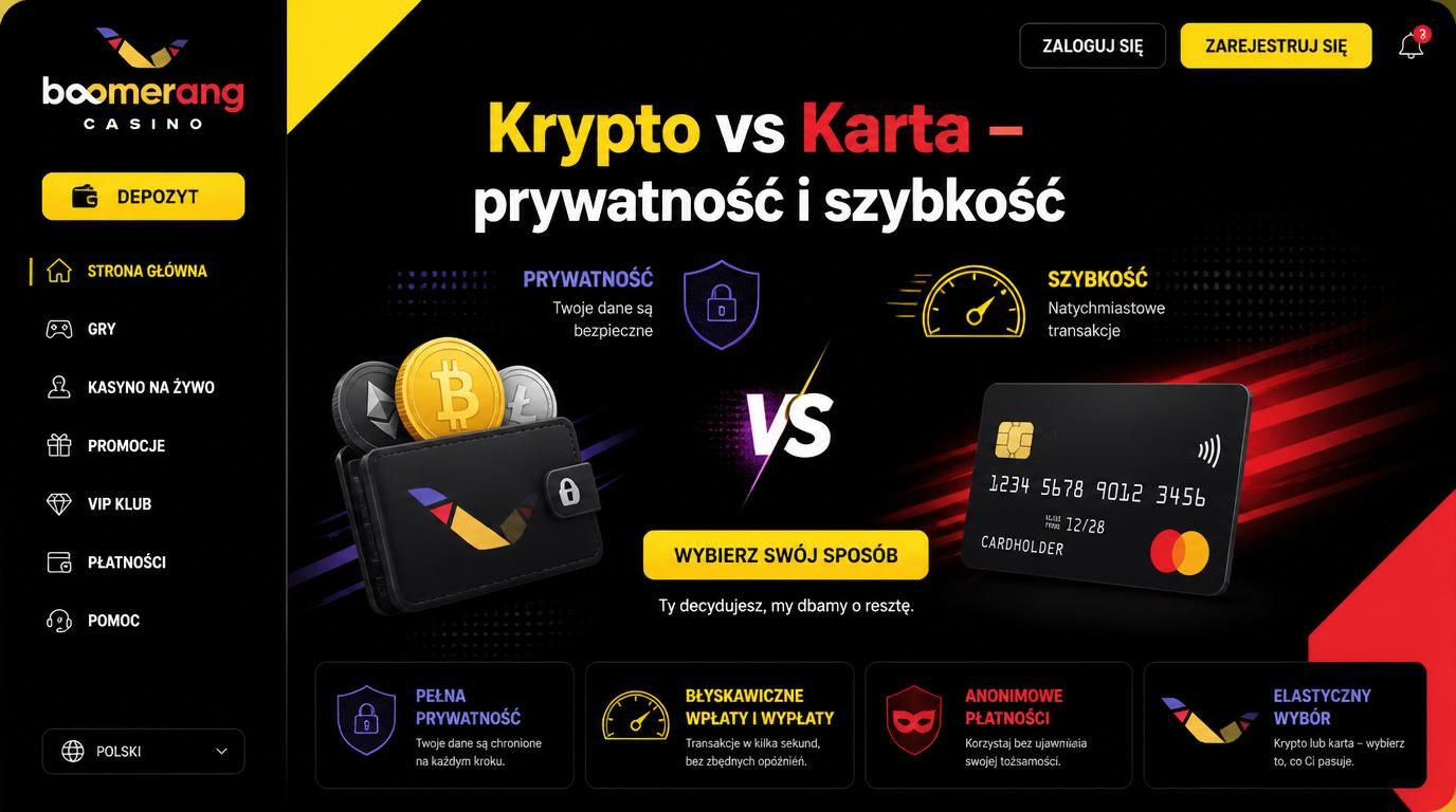 Porównanie wizualne karty i kryptowaluty z symbolem prywatności i szybkości.